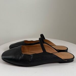 Madewell The Greta Ballet Flat Mules Black Size 7